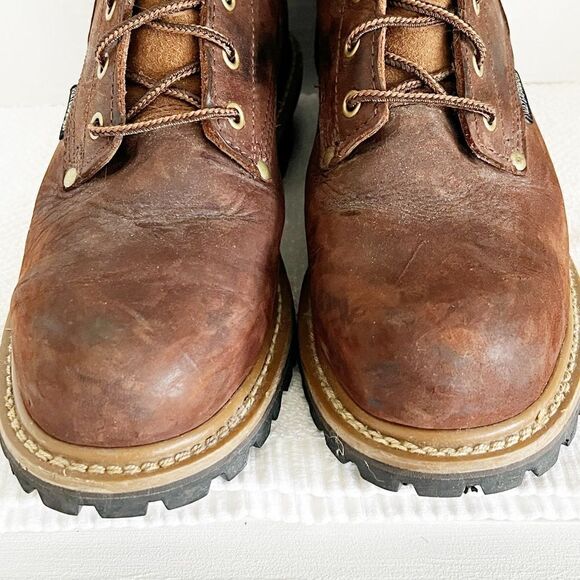 Carolina Men’s 8” steel Toe Waterproof Logger Workboots Sz 8.5 D - Picture 6 of 9